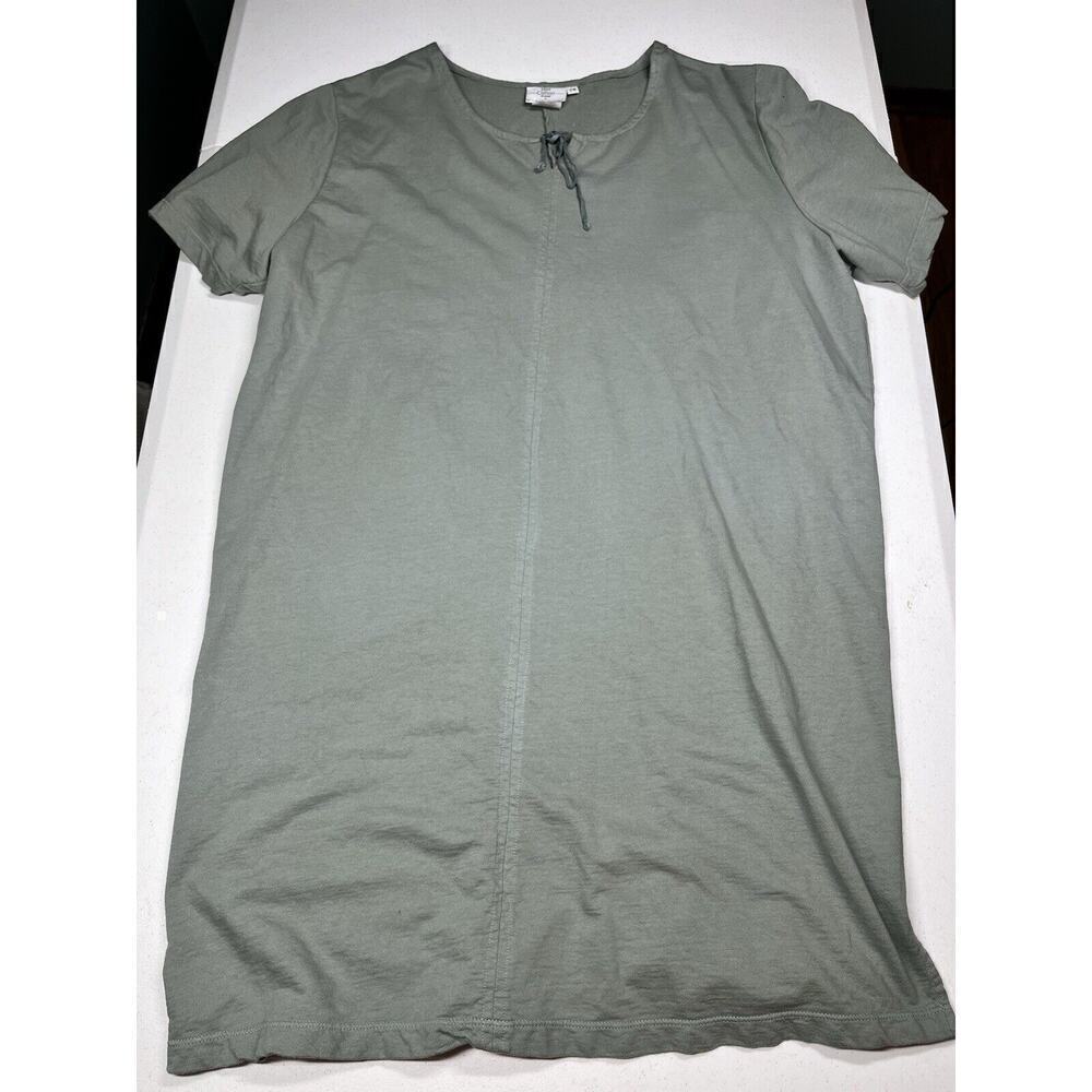 Marc Ware Hot Cotton 100% Cotton Sage Boho Midi Shirt Dress 2X